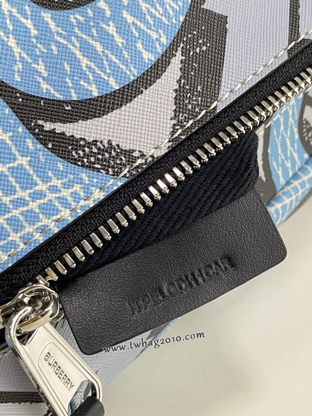 Burberry專門店新款腰包 巴寶莉環保帆布男女款腰包胸包挎包 yxb1061